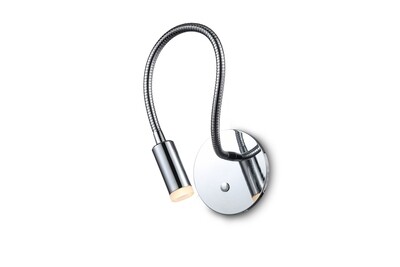 PROLUCE®  Leseleuchte LWA230-CR, 3W, 120lm, 30  °, Alu, verchromt, L430 W110 H110