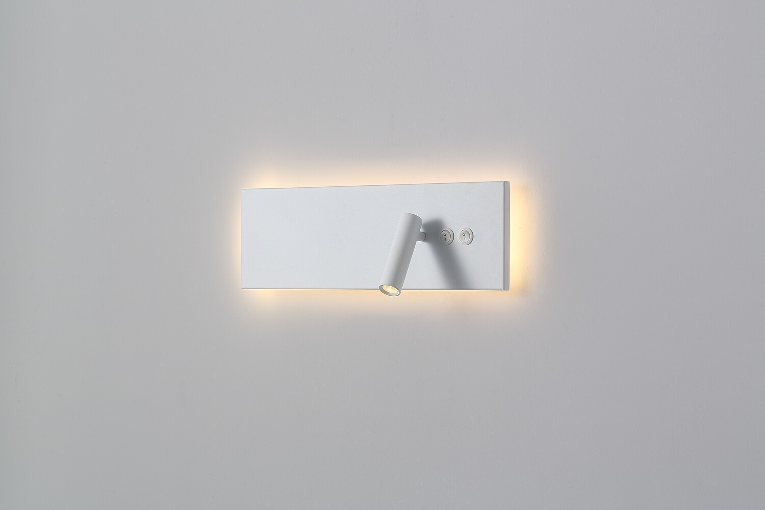 PROLUCE®  Leseleuchte LWA334A-WT, 3W+4W, 520lm, 30°, Alu+Stahl, weiss, L440 W140 H90