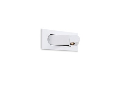 PROLUCE®  Leseleuchte LWA323-WT, 3W, 120lm, 30  °, Alu, weiss, L210 W80 H72.5, dim. TRIAC