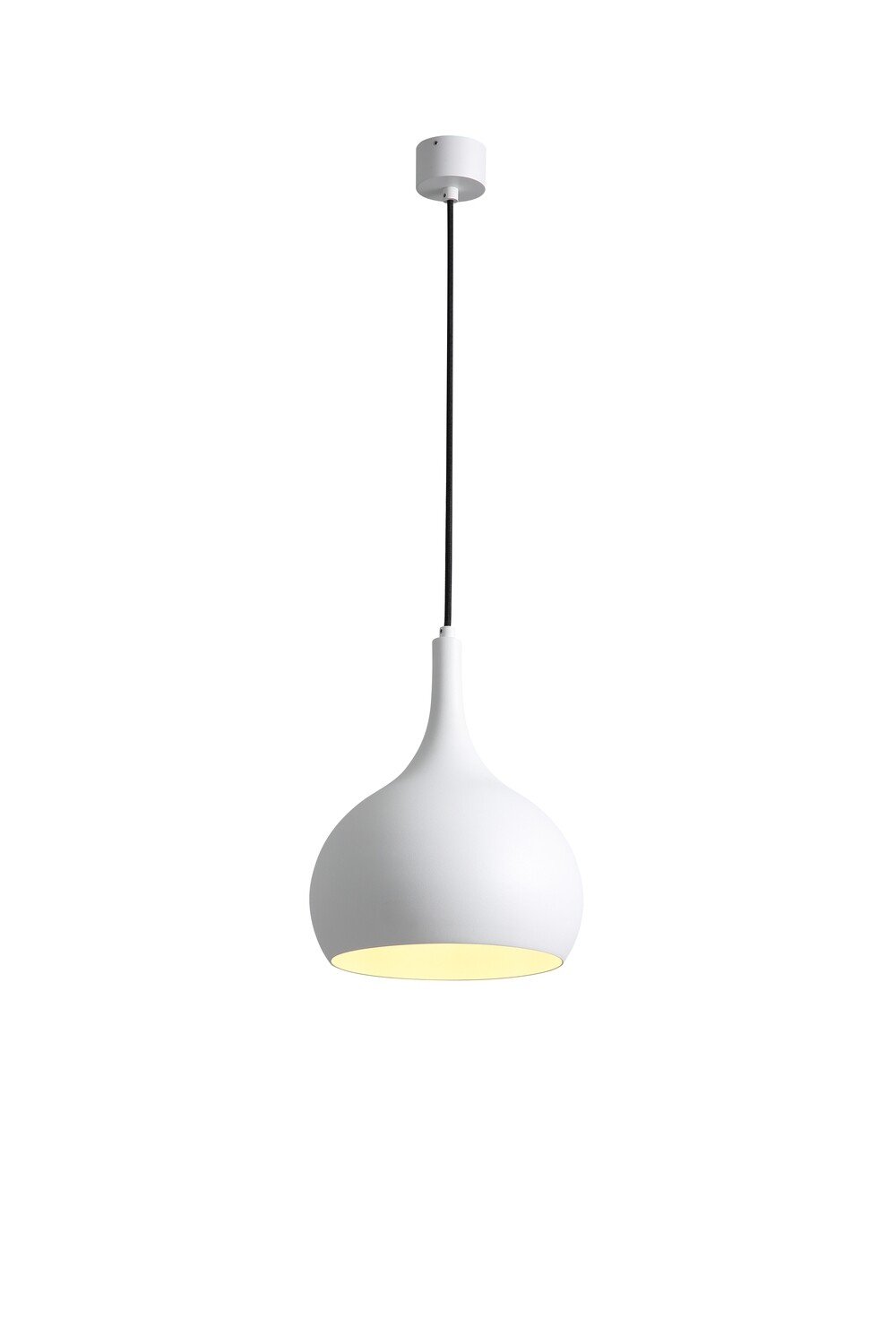 PROLUCE®  Hängeleuchte LPL313-WT, Stahl, weiss, Schirm D230 H280+Kabel 1.65M