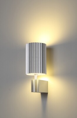 PROLUCE®  Leseleuchte LWA289-SL, 2x6W, 1200, Alu, silber elox., L175 W140 H316