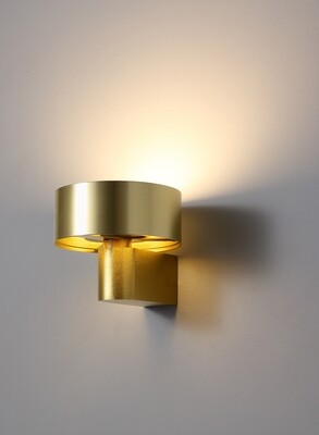 PROLUCE®  Leseleuchte LWA297-GD, 6W, 600lm, Acryl Diff., Alu, gold, L164 W148 H127