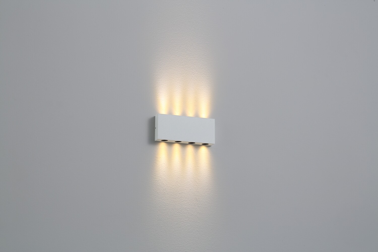 PROLUCE® Wandleuchte LWA328-WT, 2W, 140lm, 30 °, Alu, weiss, L105 W45 H16 PROLUCE® Wandleuchte LWA328-WT, 2W, 140lm, 30 °, Alu, weiss, L105 W45 H16