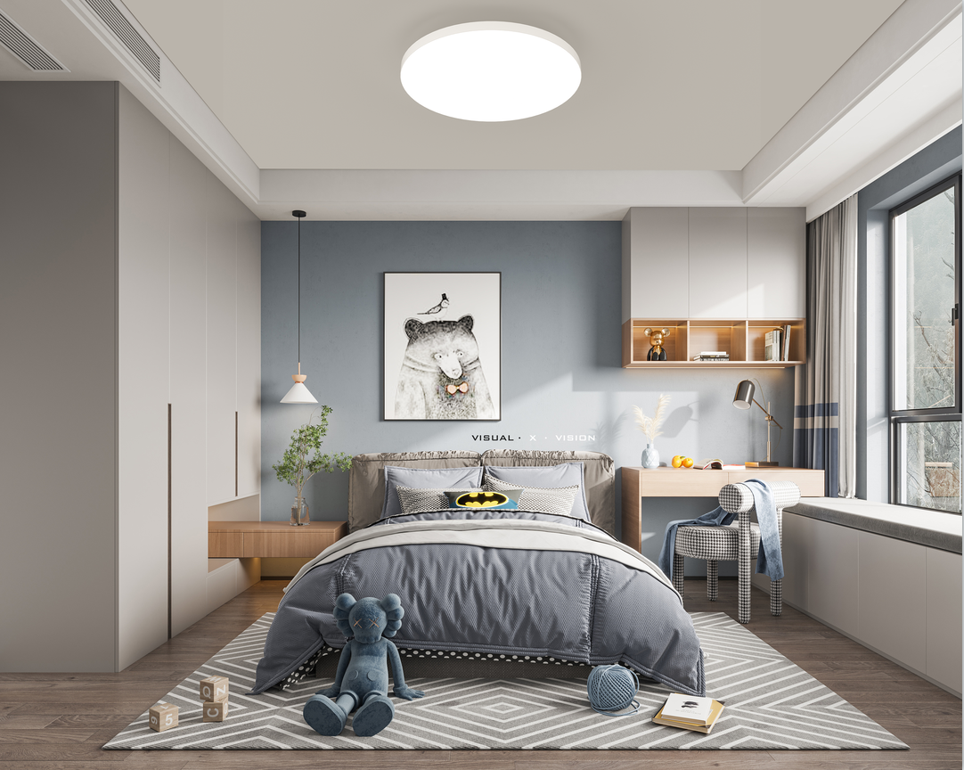 ProLuce® FLORIA, Ø360mm, 13W/18W,  Dual Power, M.Sensor, direkt, 120 lm/W, 3 CCT, schwarz, ein/aus