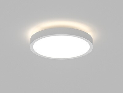 ProLuce® CERCHIO/S, Ø400mm, 30/40W,  Dual P., Sensor, direkt/ind., 100 lm/W, 3 CCT, weiss, ein/aus