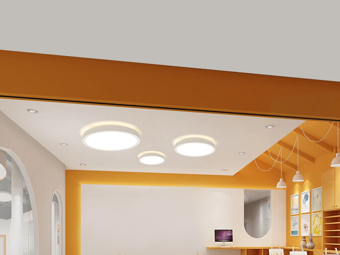 ProLuce® CERCHIO/S, Ø600mm, 40/60W,  Dual Power, direkt/ind., 100 lm/W, 3 CCT, weiss, ein/aus