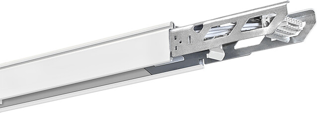 PROLUCE® GAVINA Tragschiene 12-L., 4024m, weiss, 6x2.5 mm² L1, L2, L3, N, E ,CHR, + 6x1.5 mm² D+,D-