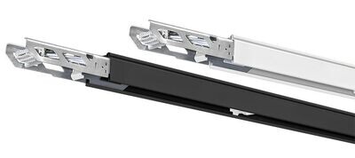 PROLUCE® GAVINA Tragschiene 8-L., 2012m, schwarz, 6x2.5 mm² L1, L2, L3, N, E ,CHR, + 2x1.5 mm² D+,D-