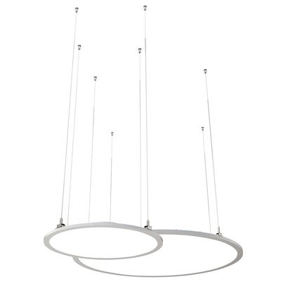 ProLuce® Hängeleuchte TONDO/D 7060, Ø704 mm, 60W, 6000 lm, 2700K, 30/70% u&amp;d, schwarz