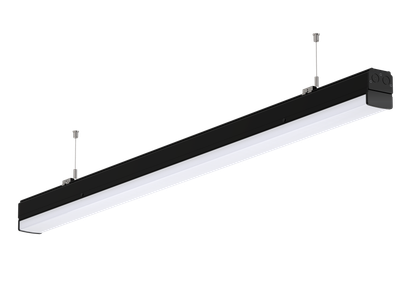 PROLUCE® GAVINA Einzelleuchte IP54, 75W, schwarz, 1452 mm, ein/aus, 170 lm/W, 4000K, ass. Lins. 25°