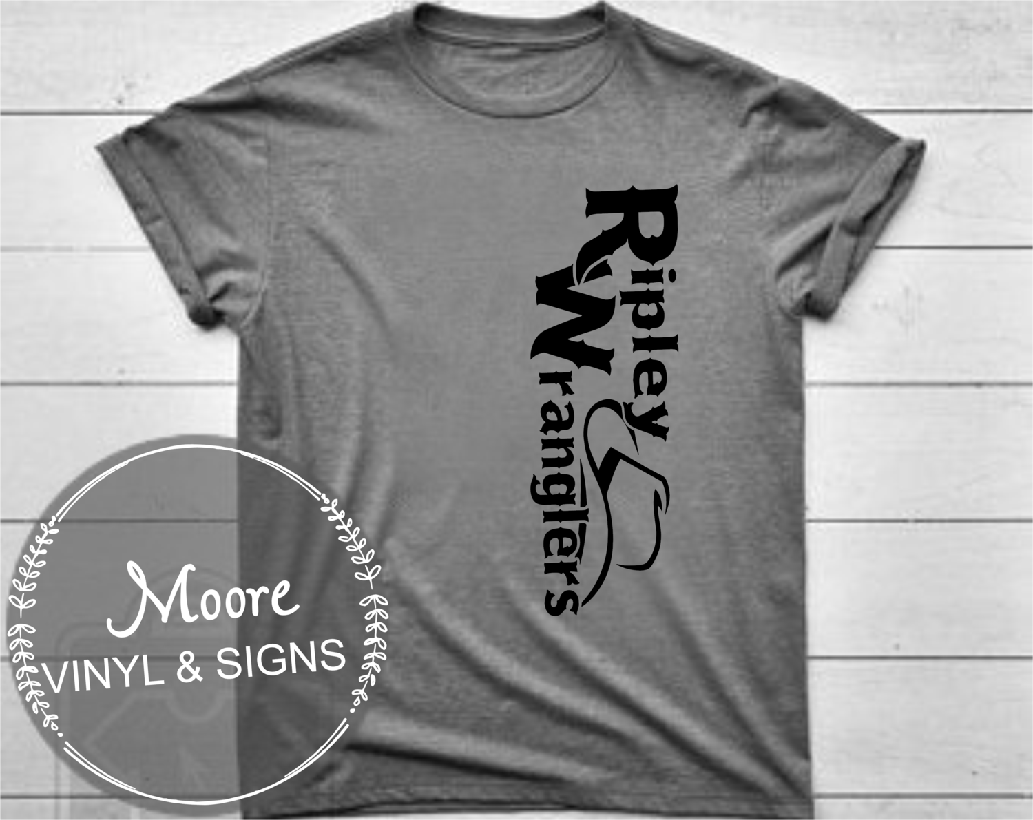 Short Sleeve Vertical Logo