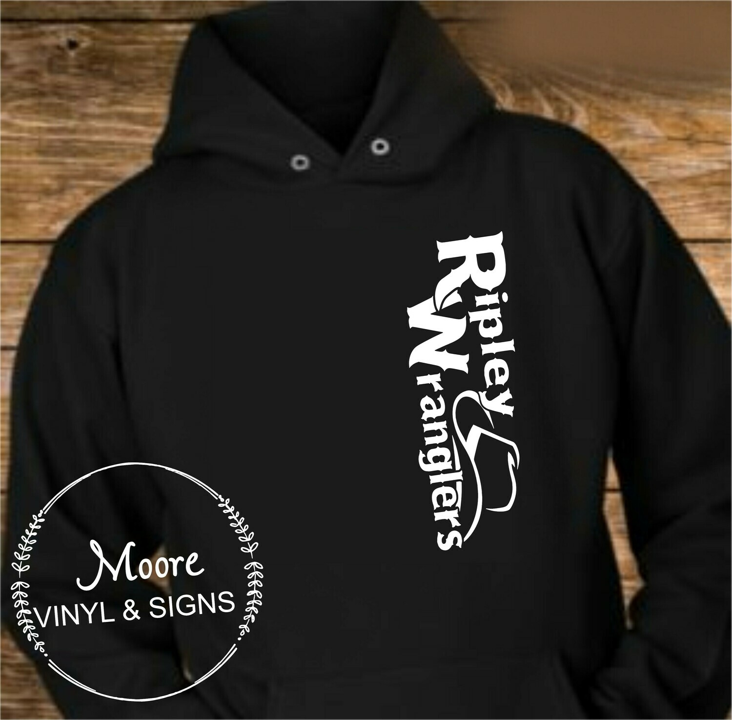 Hoodie Vertical Logo