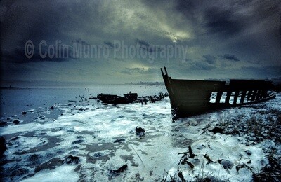 Winter morning, Exe Estuary. 16 x 24 Canvas wrap