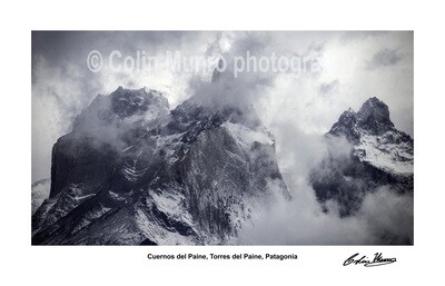 Torres del Paine signed giclee print
