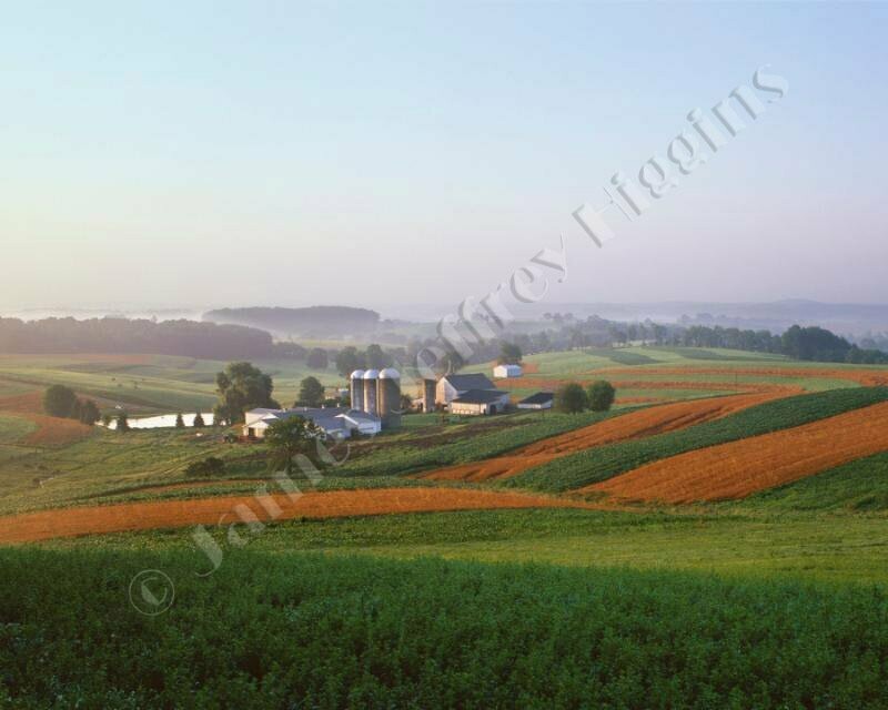 A Farm From The Hilltop