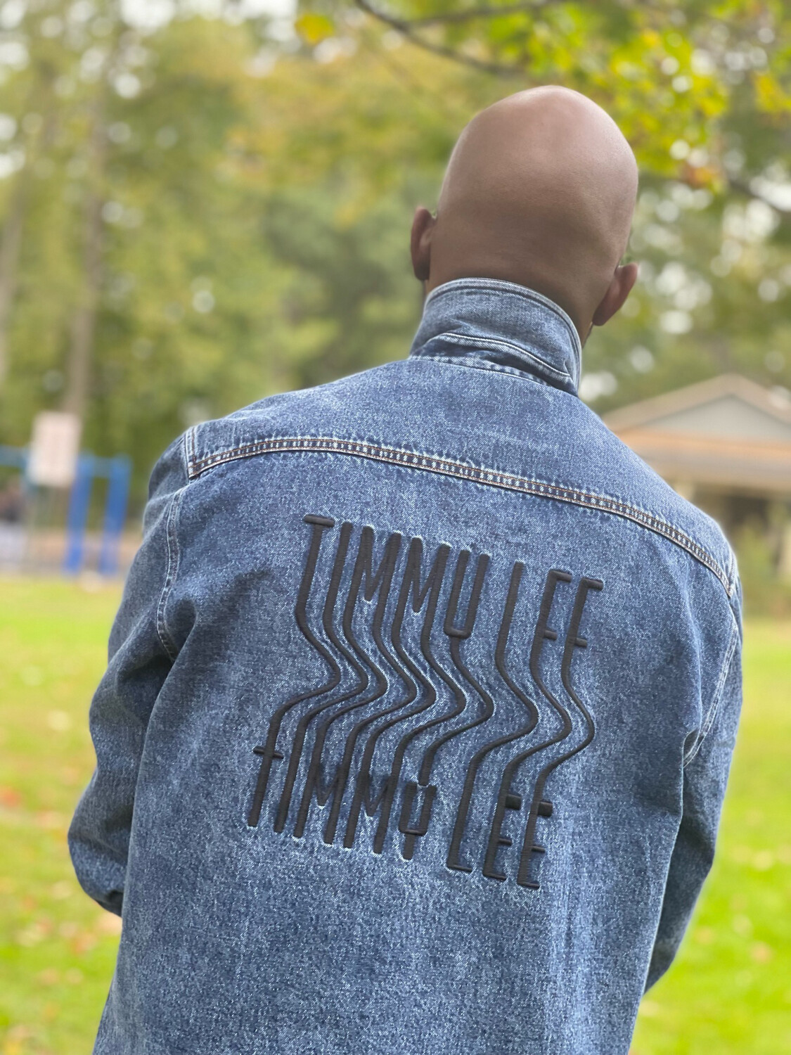 &quot;His Way&quot; Denim Shirt Size Large