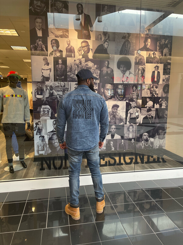 &quot;His Way&quot; Denim Shirt Size 3XL