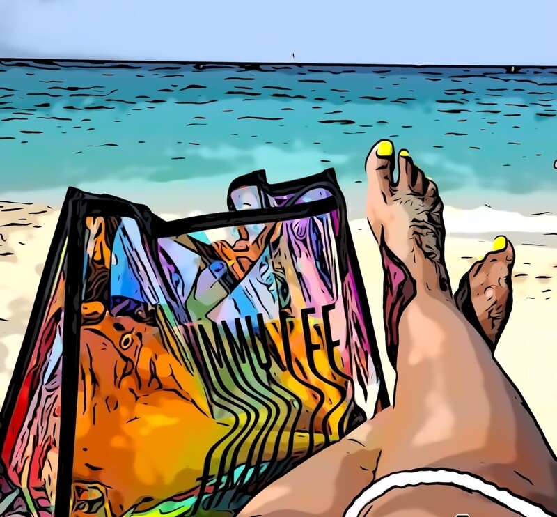 Irene Iridescent Med Tote