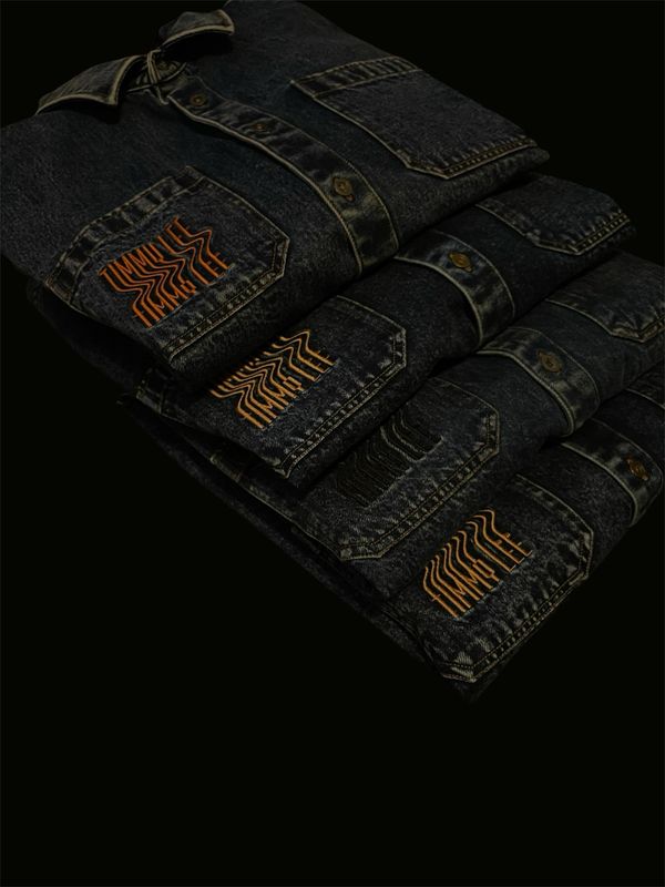 “His Way” Denim SAND Large