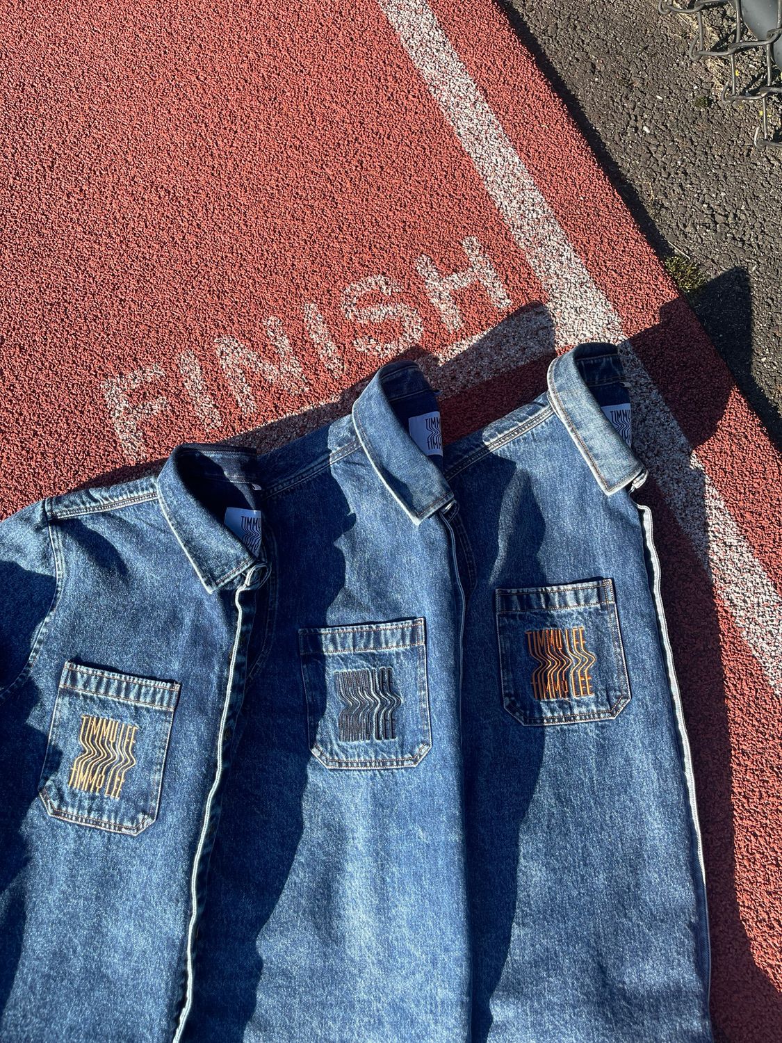 “His Way” Denim SAND small