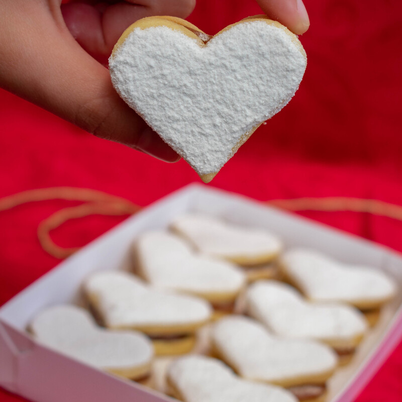Combo alfajores San Valentín