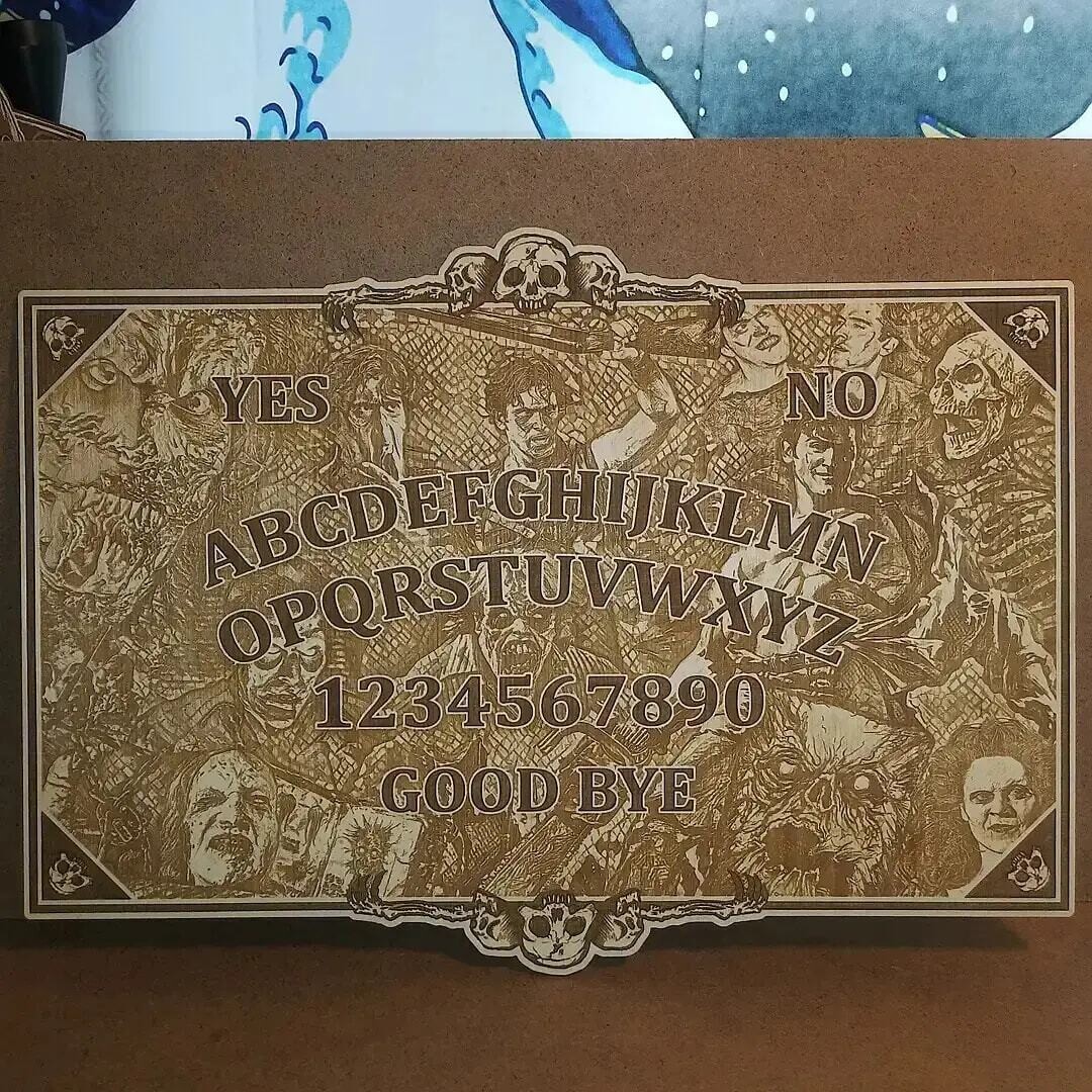 Custom Wood Engraved Ouija Board