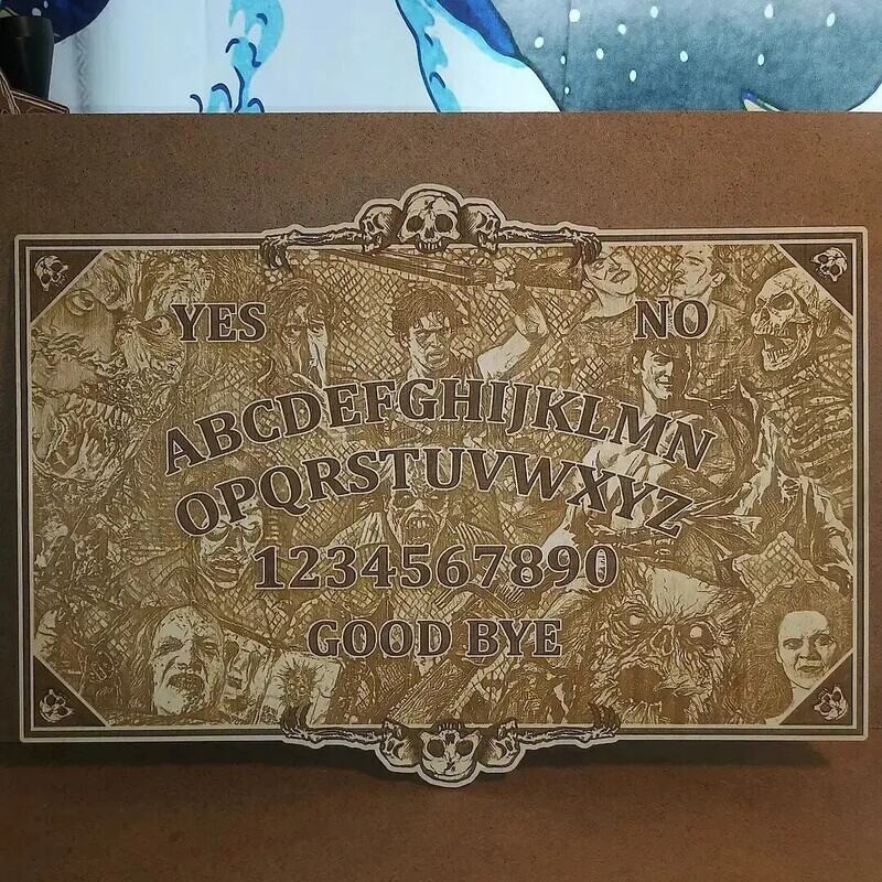 Custom Wood Engraved Ouija Board