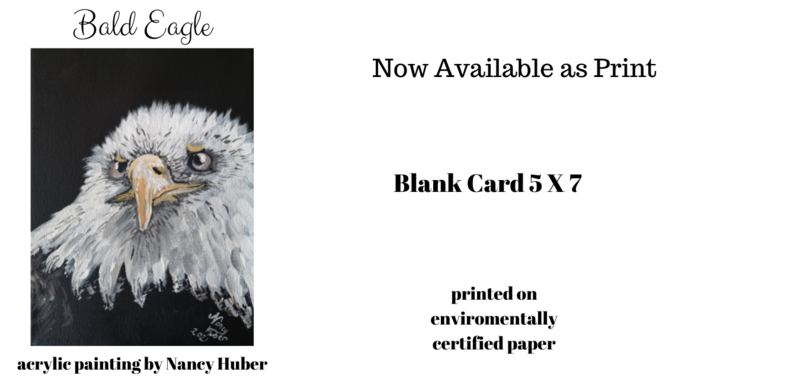 Bald Eagle Blank Card