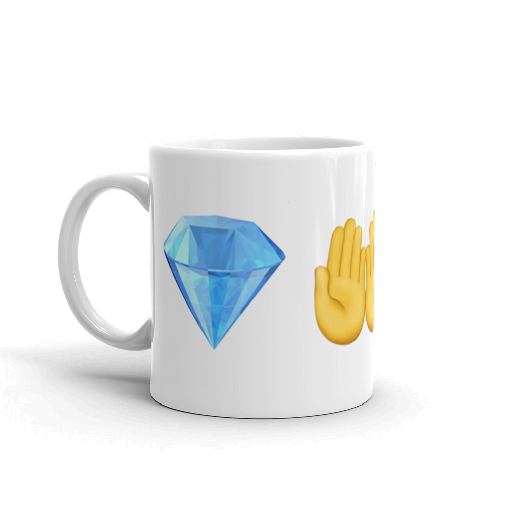 Diamond Hands Mug Meme