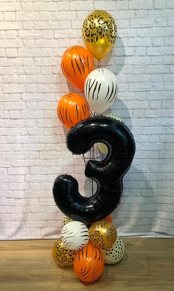Birthday Super without balloons Bouquet ( add  Bouquet of your choice)