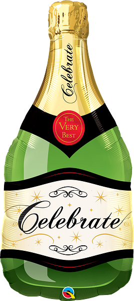 Celebrate Bubbly Wine Bottle