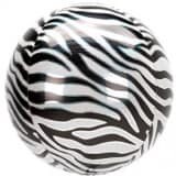 16" Zebra Print Orbz