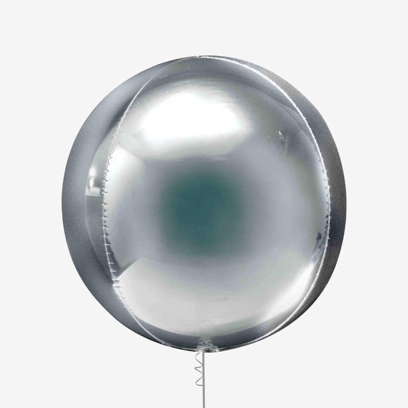 16" Silver Orbz