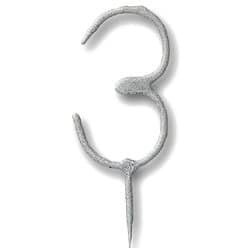 Number 3 Silver Sparkler