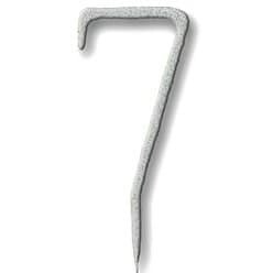 Number 7 Silver Sparkler