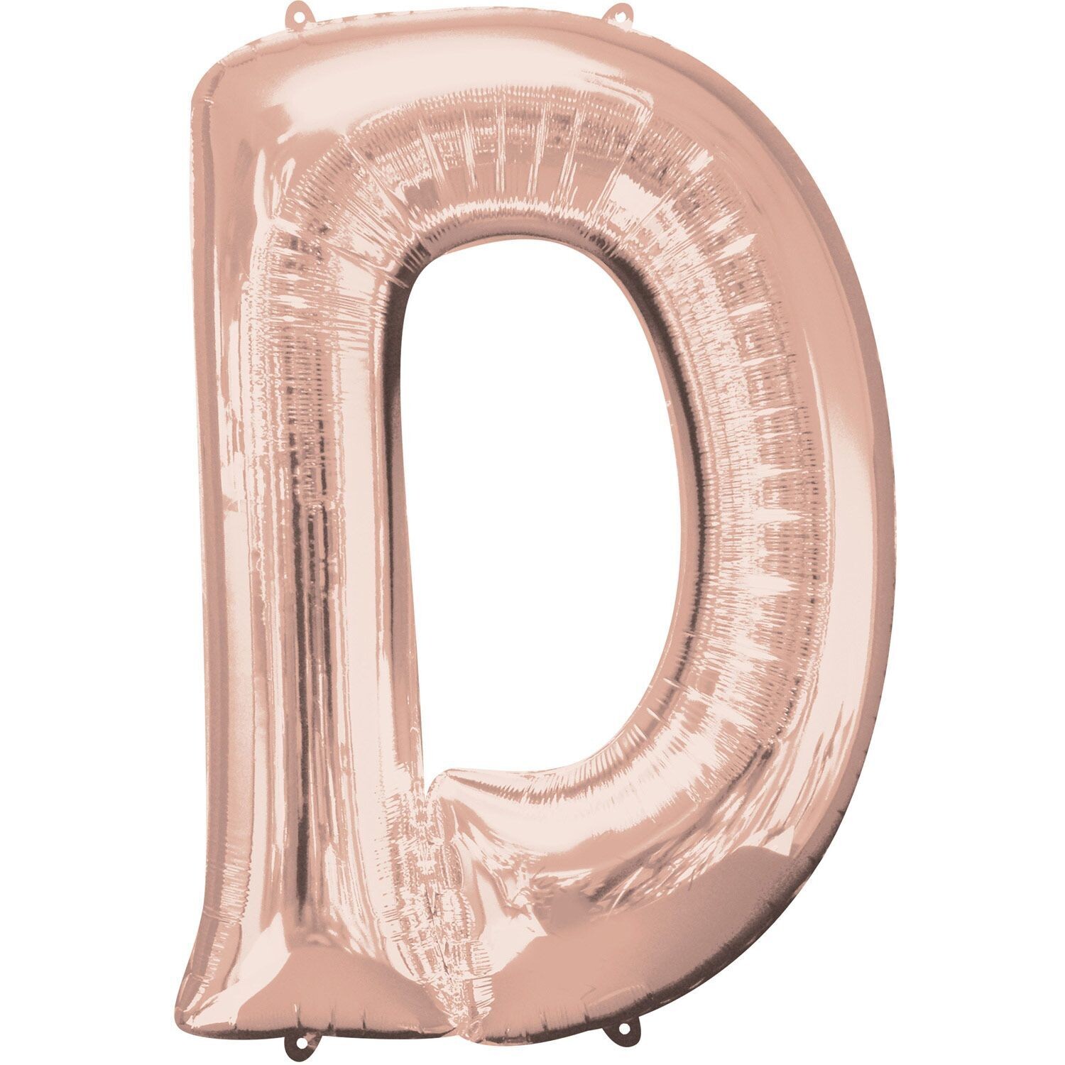 Jumbo Letter D Rose Gold Foil Balloon