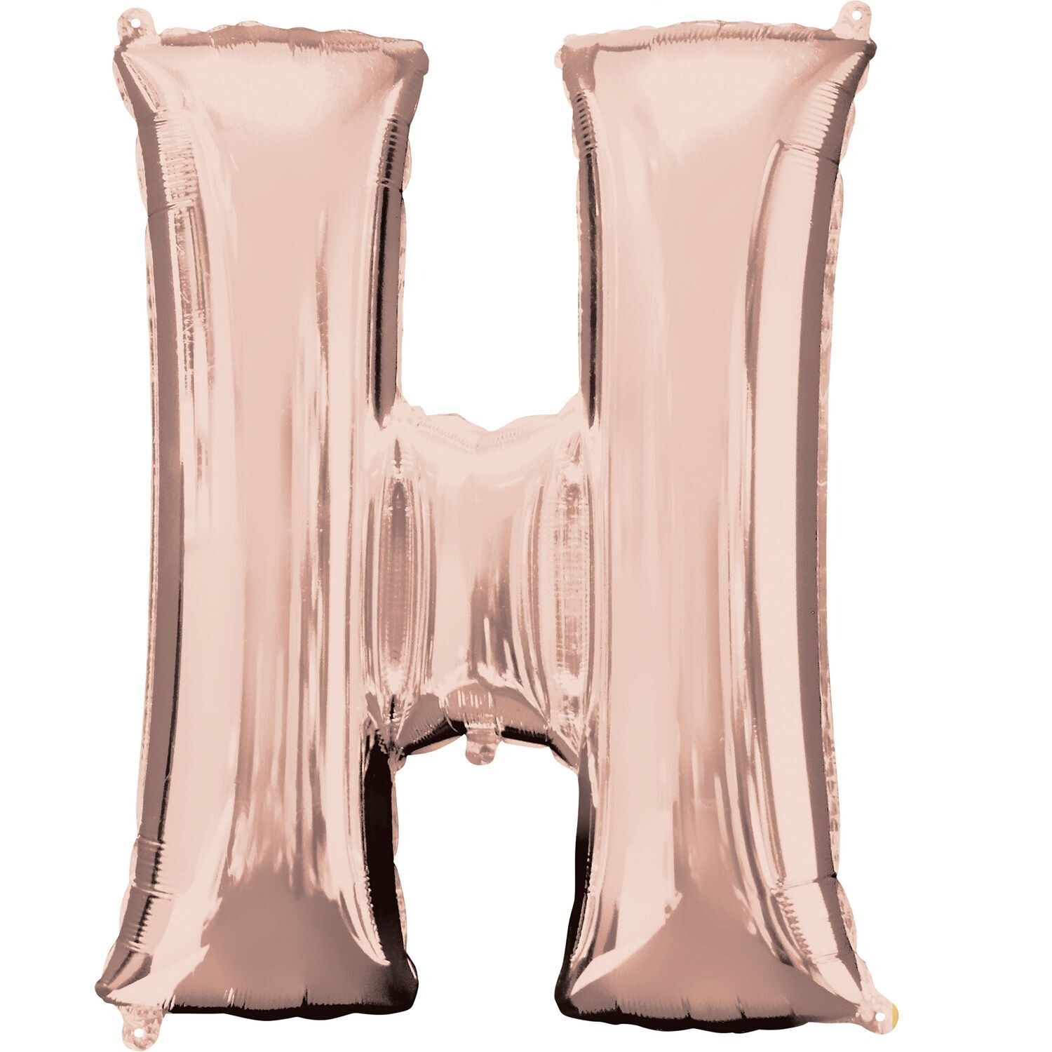 Jumbo Letter H Rose Gold Foil Balloon