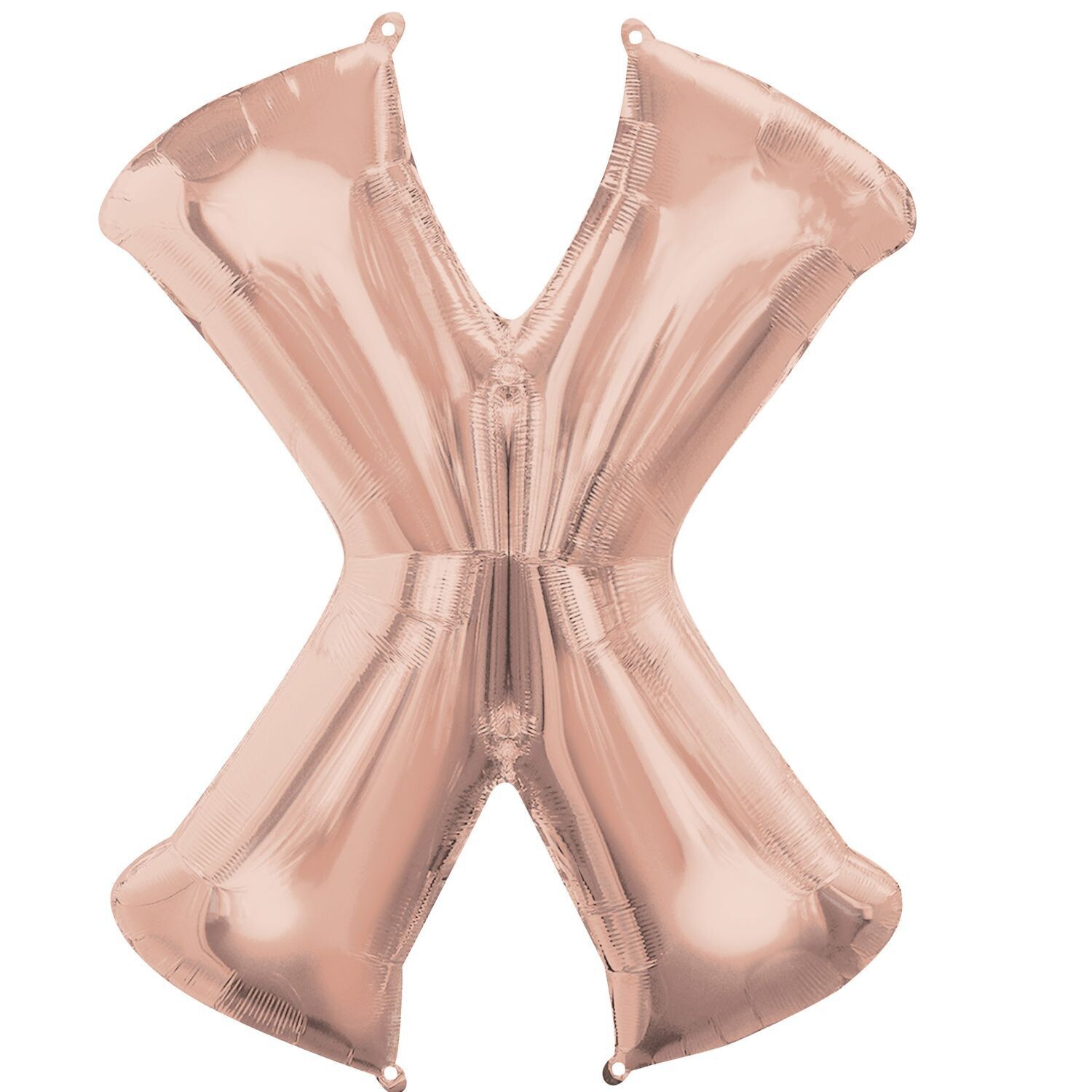 Jumbo Letter X Rose Gold Foil Balloon