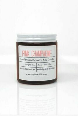 BrokenSpirit_Apparel (BSA) Pink Champagne Romance Candle