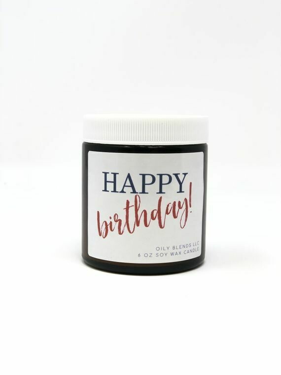 BrokenSpirit_Apparel (BSA) Happy Birthday Message Candle