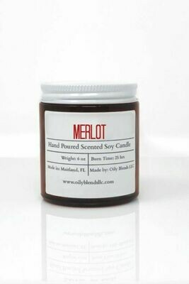 BrokenSpirit_Apparel (BSA) Merlot Romance Candle