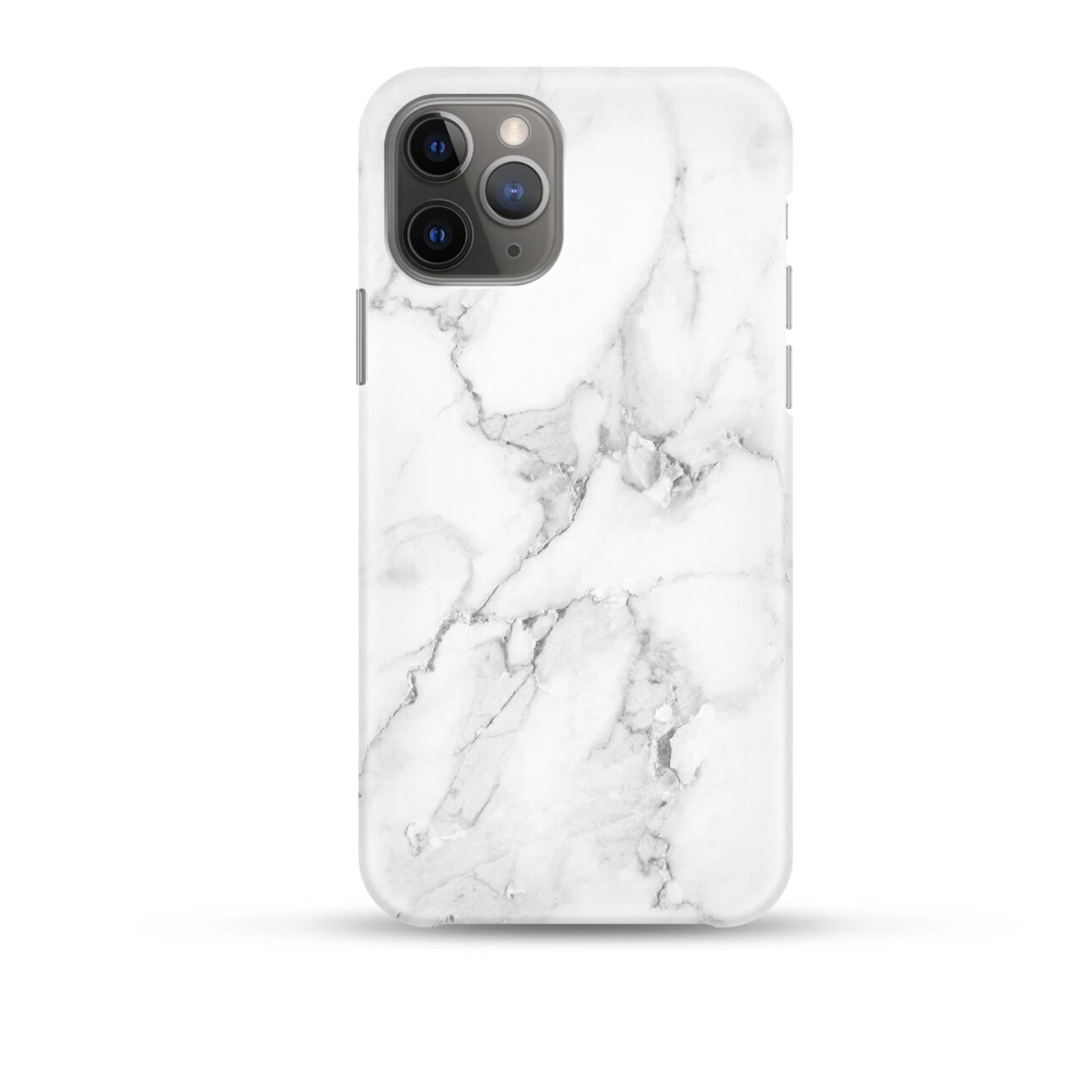 BrokenSpirit_Apparel_ (BSA) White Marble iPhone 12 Mini Phone Case