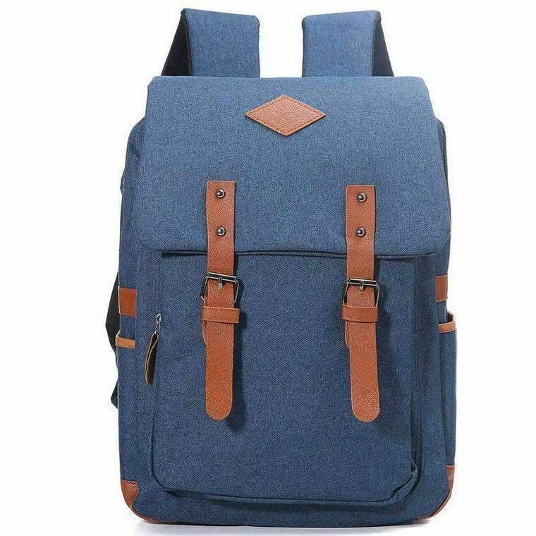 BrokenSpirit_Apparel (BSA) Blue Rucksack Messenger Backpack