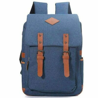 BrokenSpirit_Apparel (BSA) Blue Rucksack Messenger Backpack