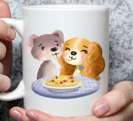 BrokenSpirit_Apparel (BSA) Lady and The Tramp Mug