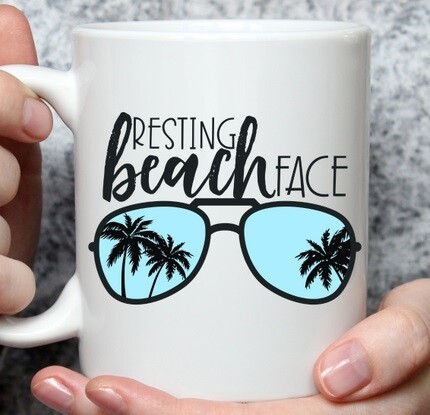 BrokenSpirit_Apparel (BSA) Resting Beach Face Mug