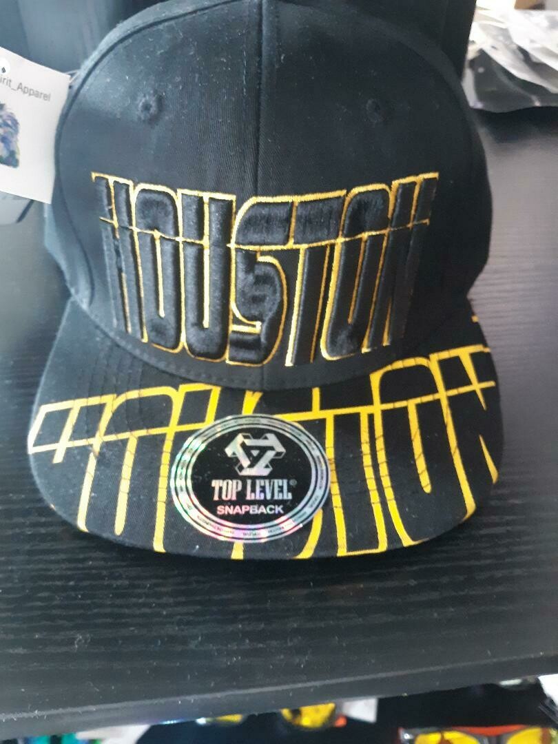 BrokenSpirit_Apparel (BSA) Black and Yellow Houston Hat