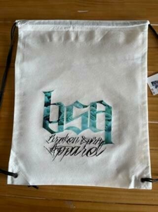 BrokenSpirit_Apparel (BSA) Blue Rose BSA DrawString Backpack