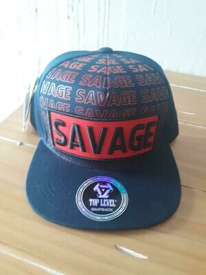 BrokenSpirit_Apparel (BSA) Blue and Red  Savage Hat