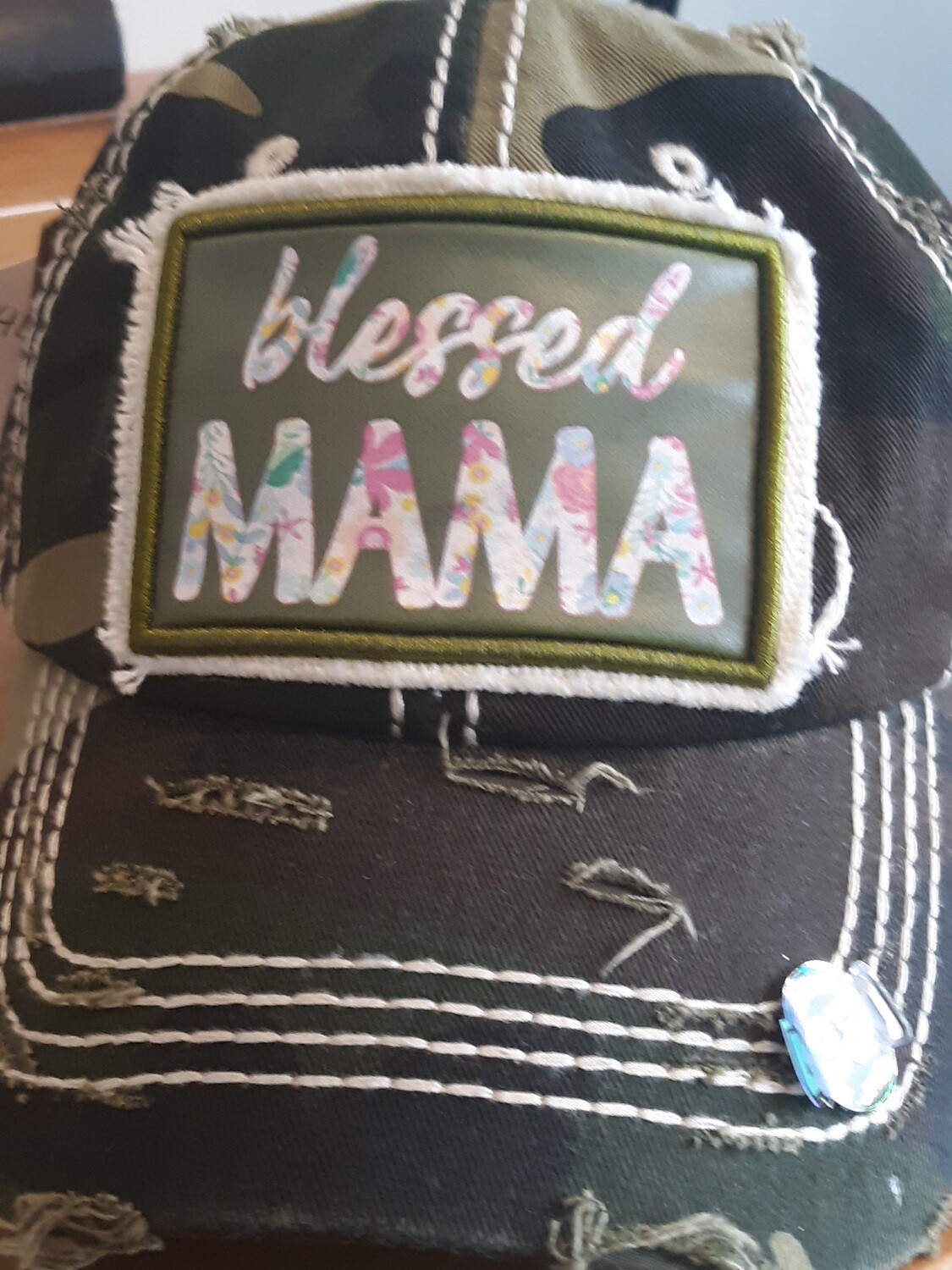 BrokenSpirit_Apparel (BSA) Blessed Mama Camo Hat
